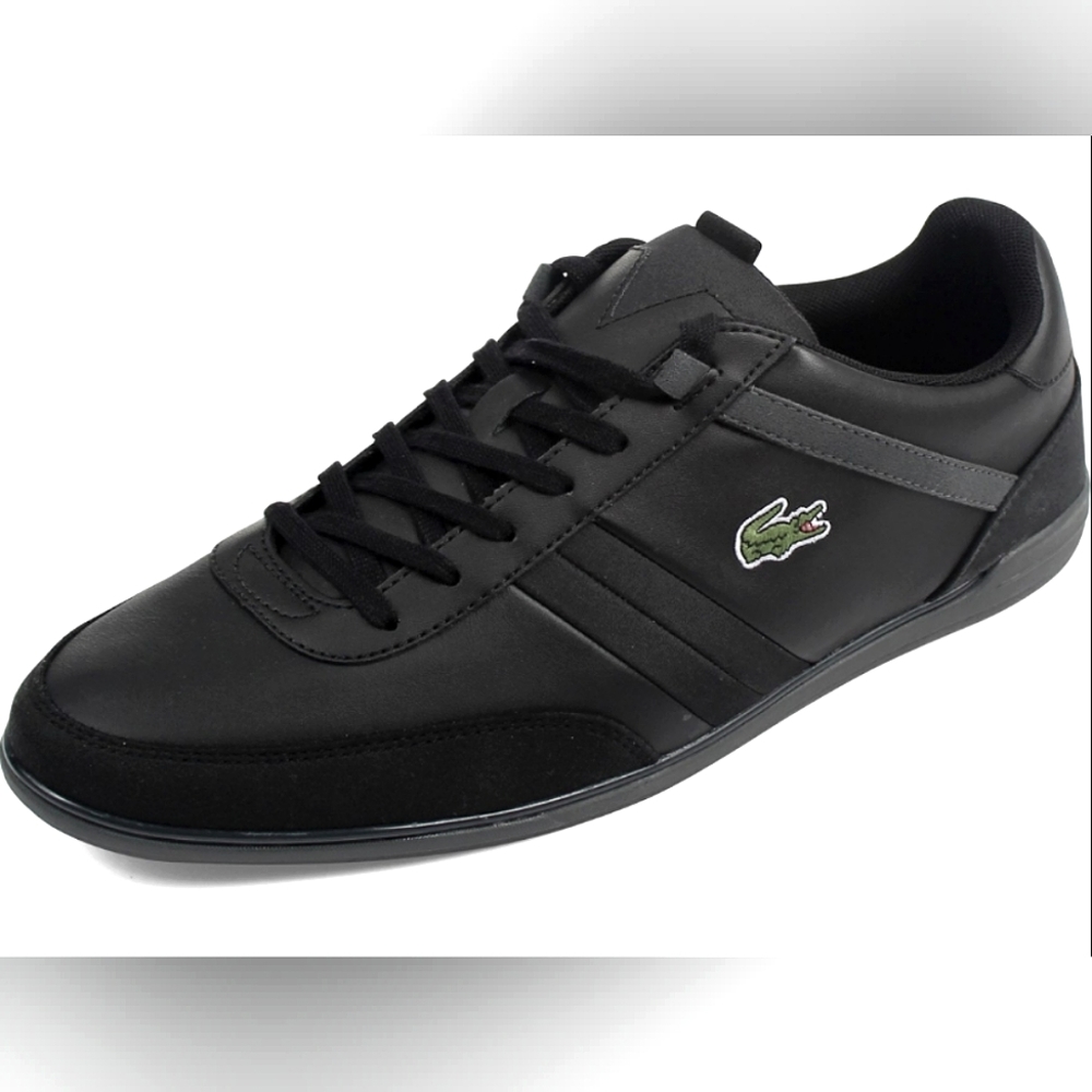 LACOSTE MEN'S BLACK SHOES